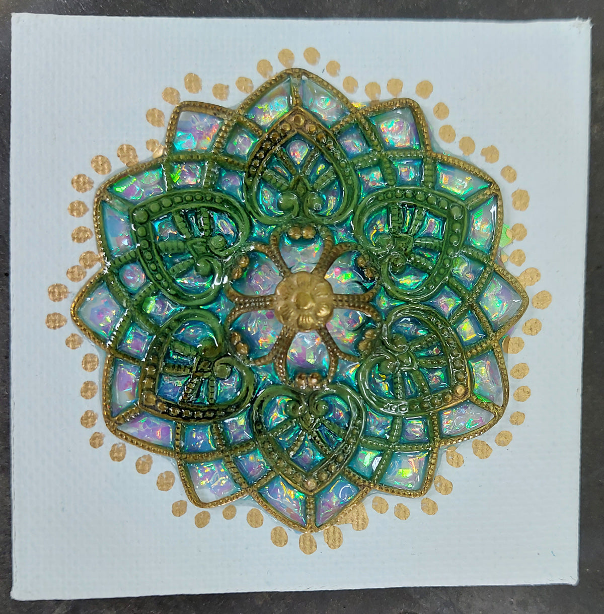 White Flower Lattice