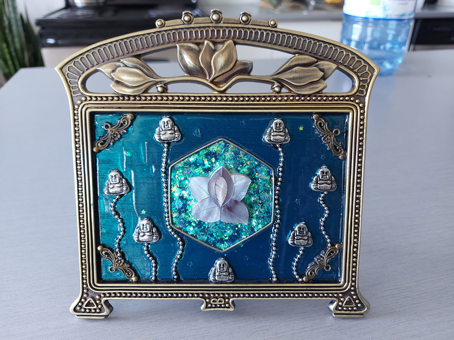 Lotus Flower In The Zen Garden